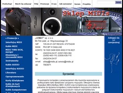 Sklep komputerowy MIDIs