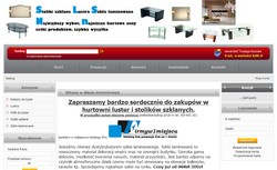 Lustra stoliki szklane